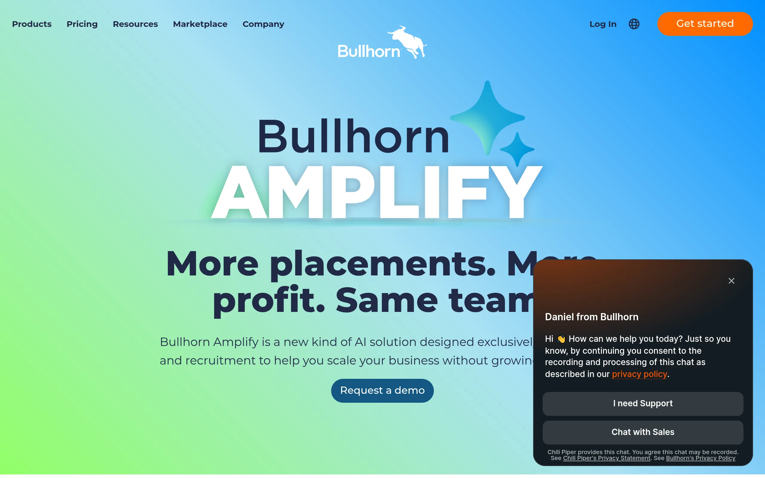 Bullhorn Screenshot