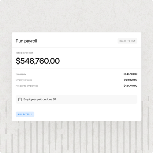 Payroll workflow in Bolto