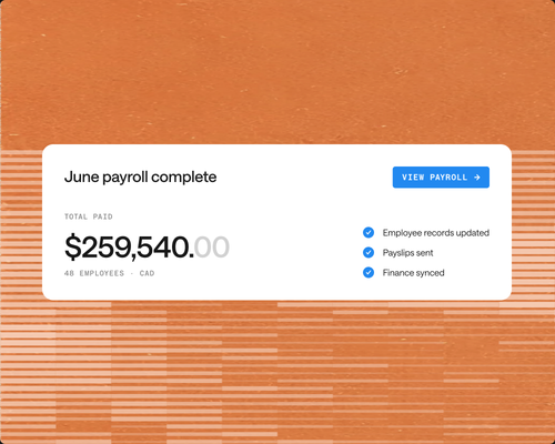 Every paycheck taxed correctly, every return on time.: product interface illustration