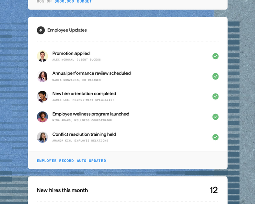 Every change, kept in one record.: product interface illustration